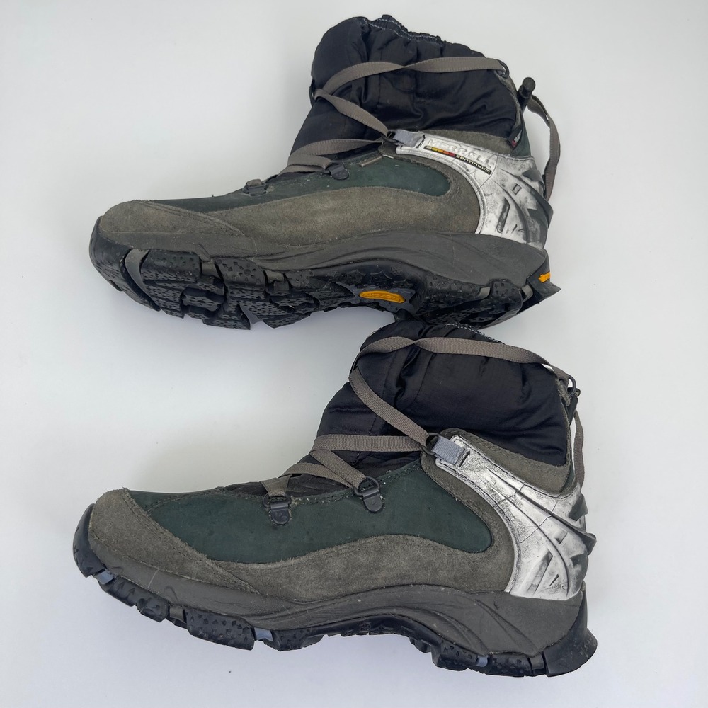 Merrell Thermo Arc Forecast 8 Winter Boots Womens 6 Black Good Waterproof Suede - Picture 4 of 13
